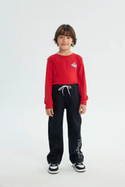 Jeans Niño Calce Recto Negro
