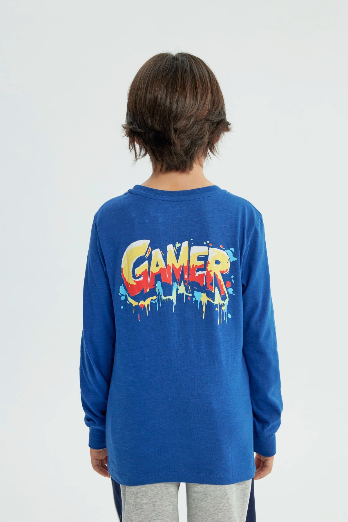 Polera Niño Slim Azulino