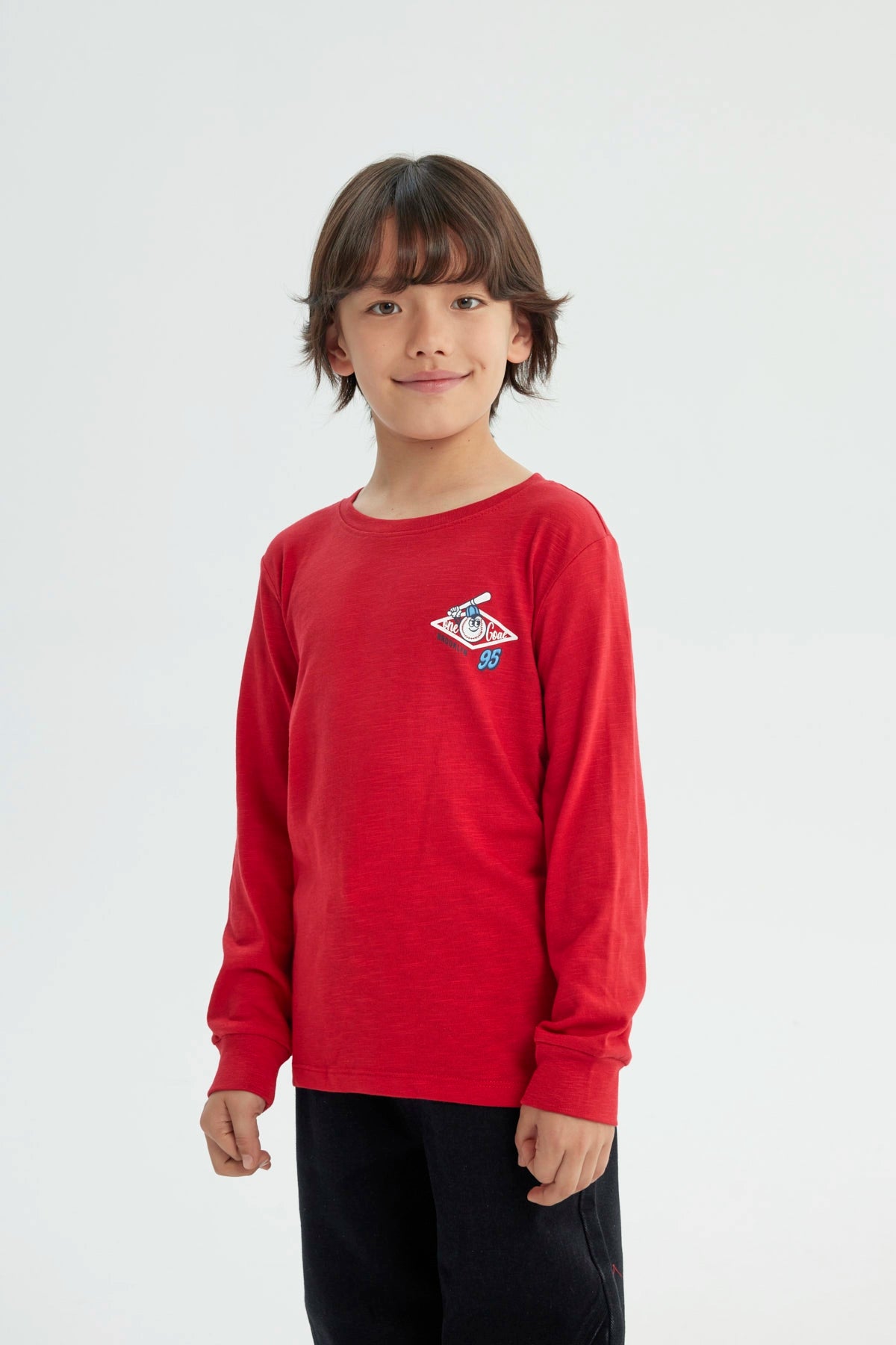 Polera Niño Slim Rojo