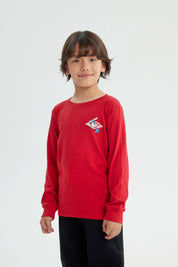 Polera Niño Slim Rojo
