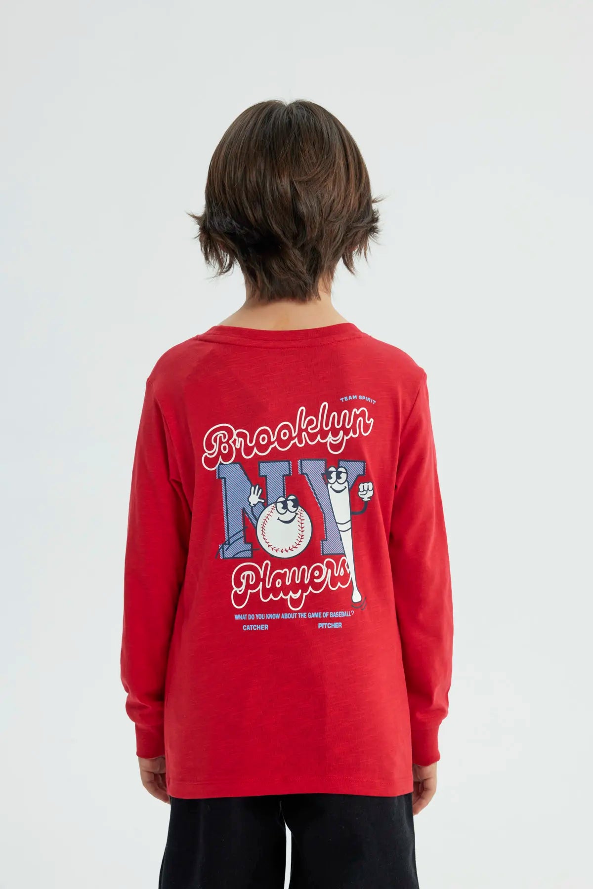 Polera Niño Slim Rojo
