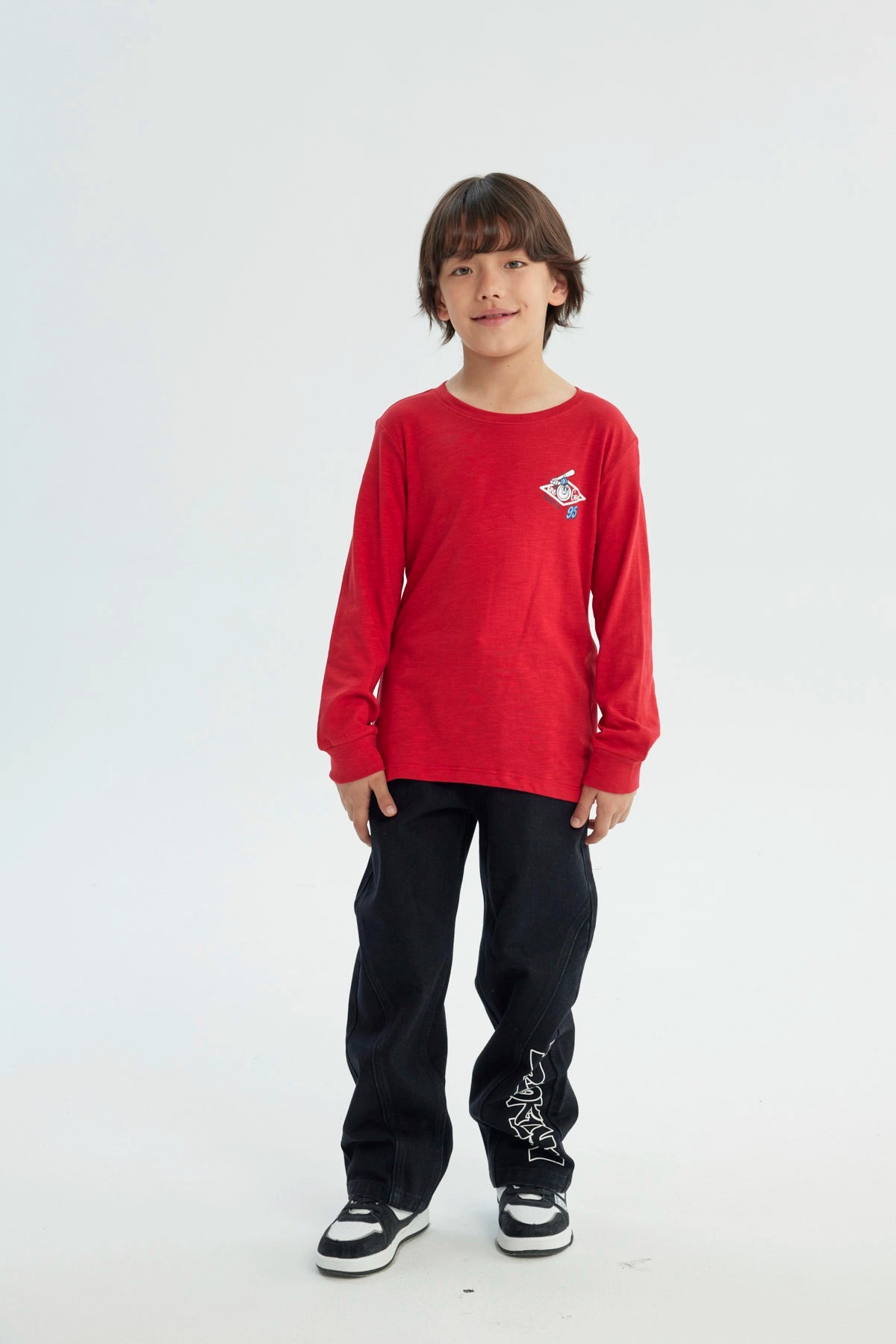 Polera Niño Slim Rojo