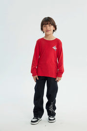 Polera Niño Slim Rojo