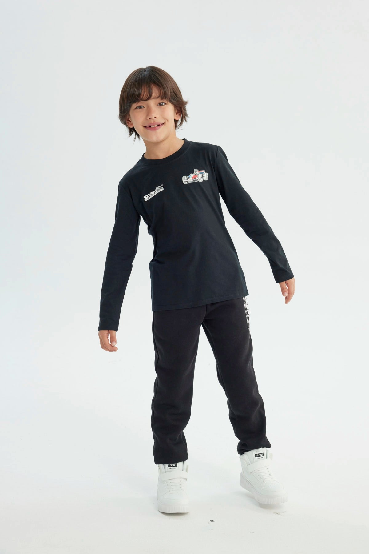 Polera Niño Regular Negro