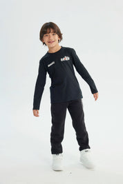 Polera Niño Regular Negro