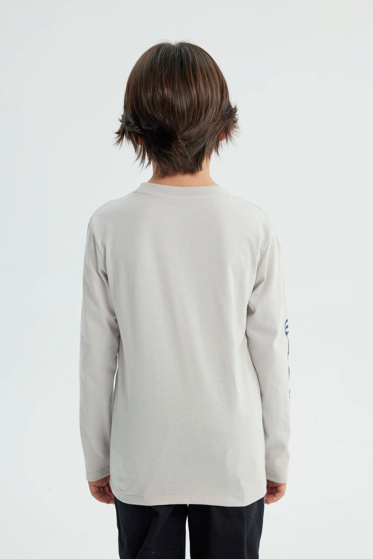 Polera Niño Regular Gris