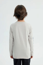 Polera Niño Regular Gris