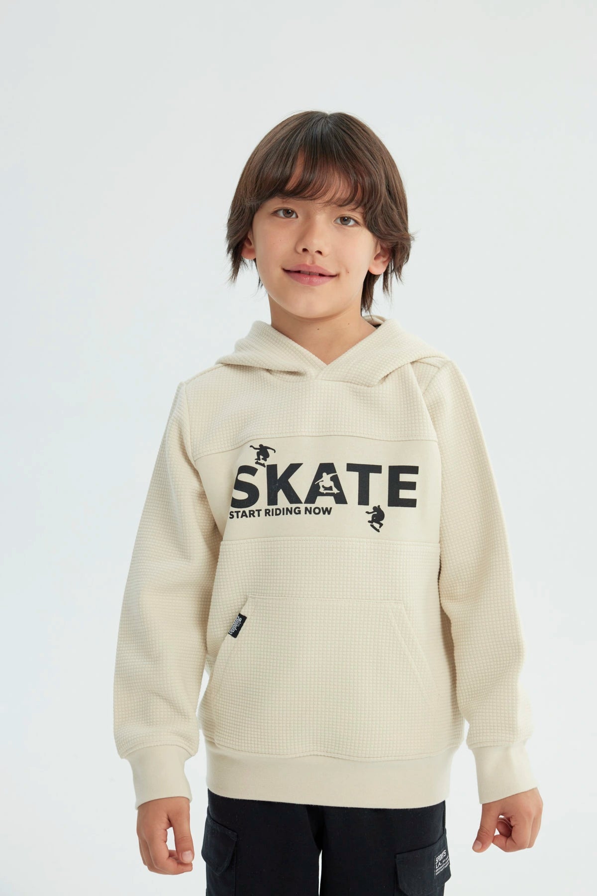 Polerón Niño Regular Beige