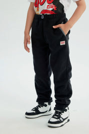 Pantalón Buzo Niño Pitillo Negro