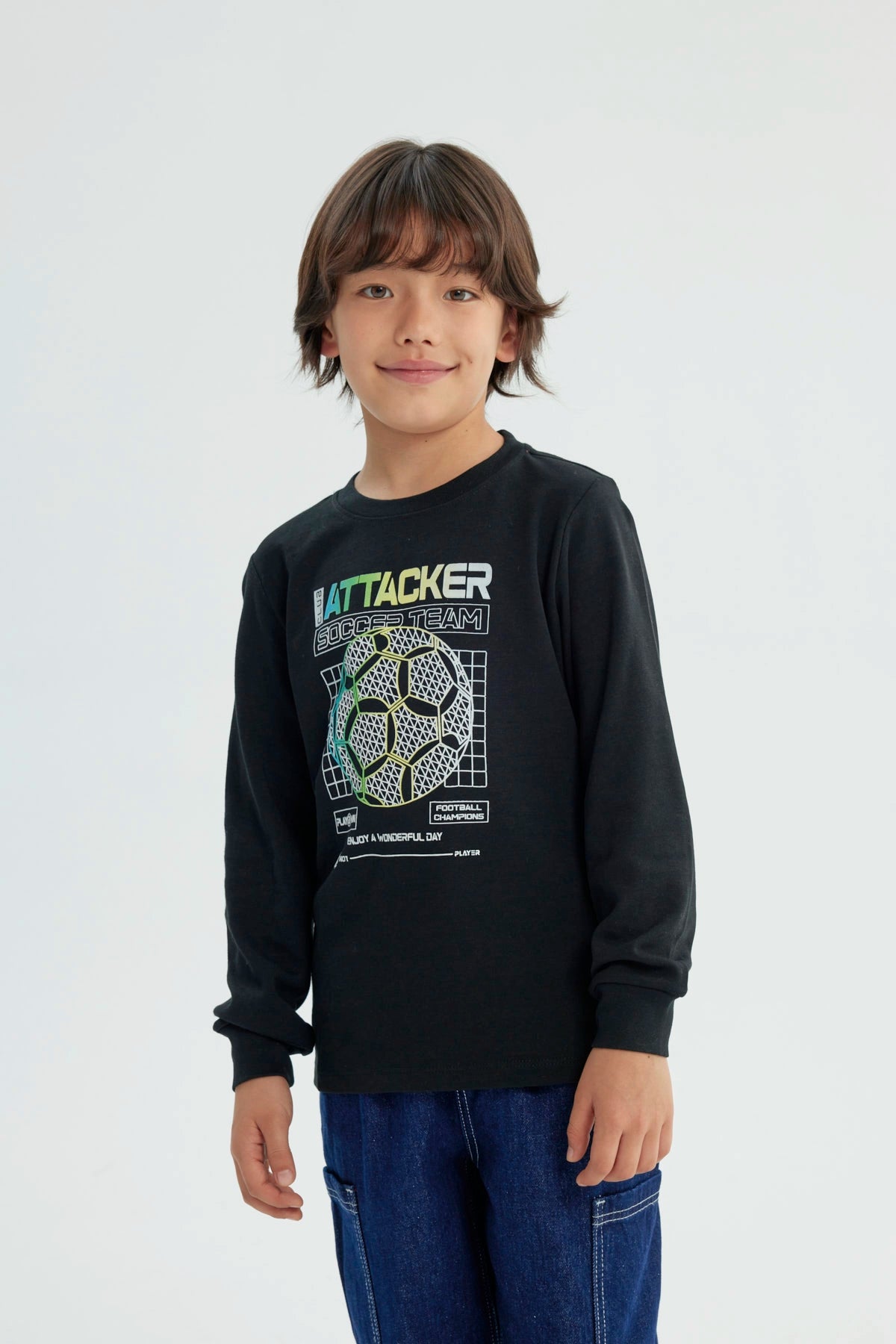 Polera Niño Regular Negro