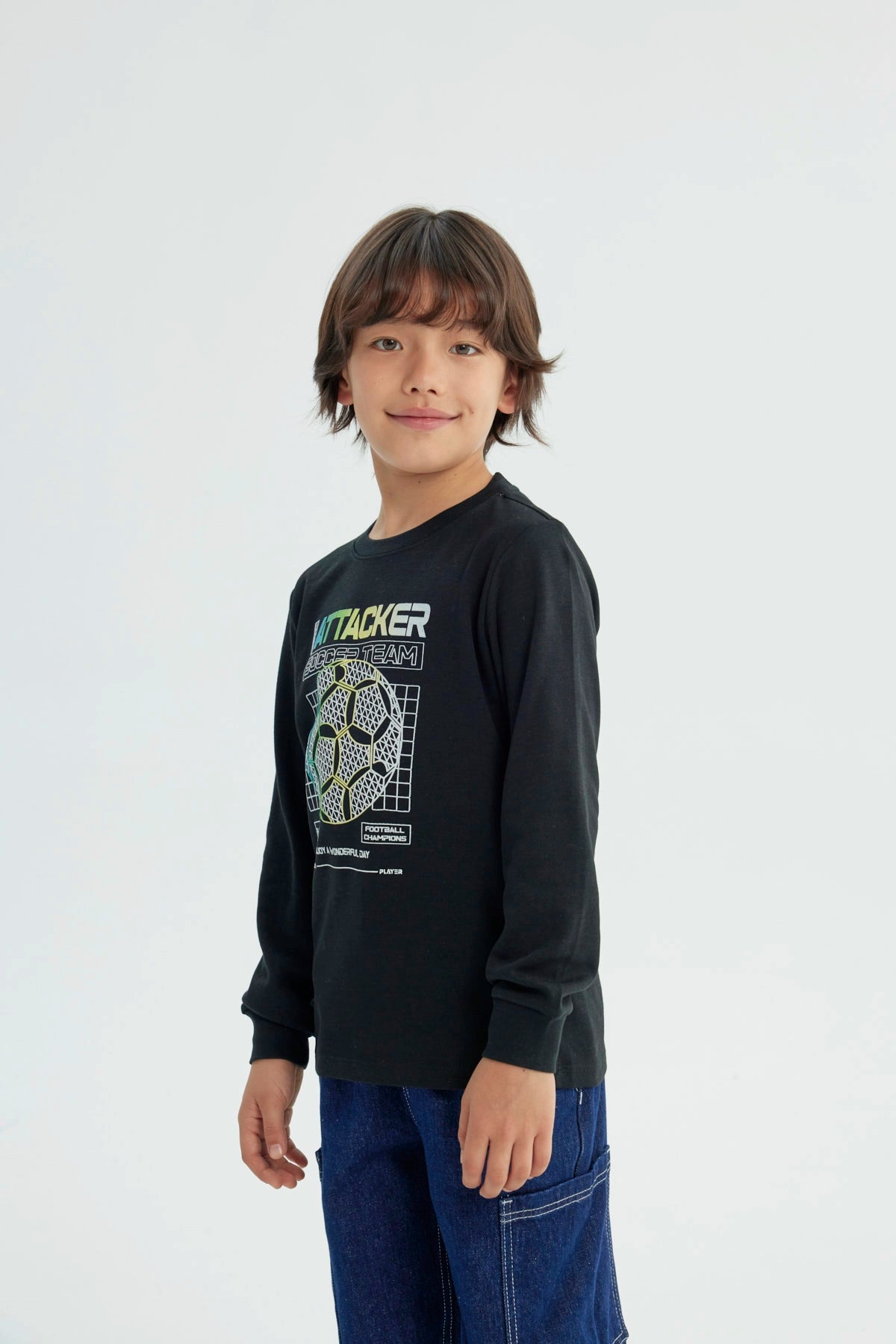 Polera Niño Regular Negro