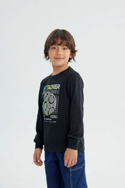 Polera Niño Regular Negro
