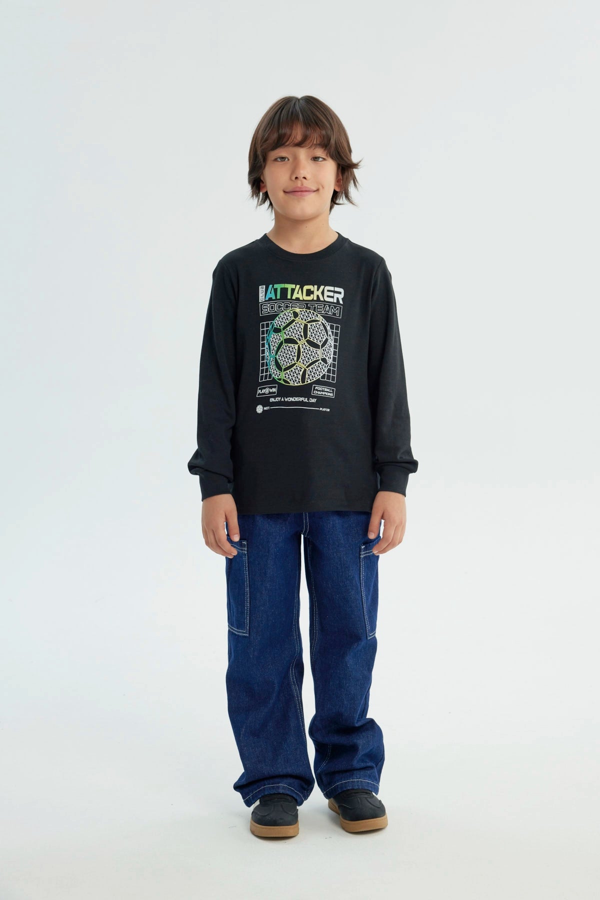 Polera Niño Regular Negro