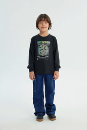 Polera Niño Regular Negro