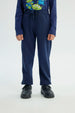 Pantalón Buzo Niño Pitillo Azul Oscuro