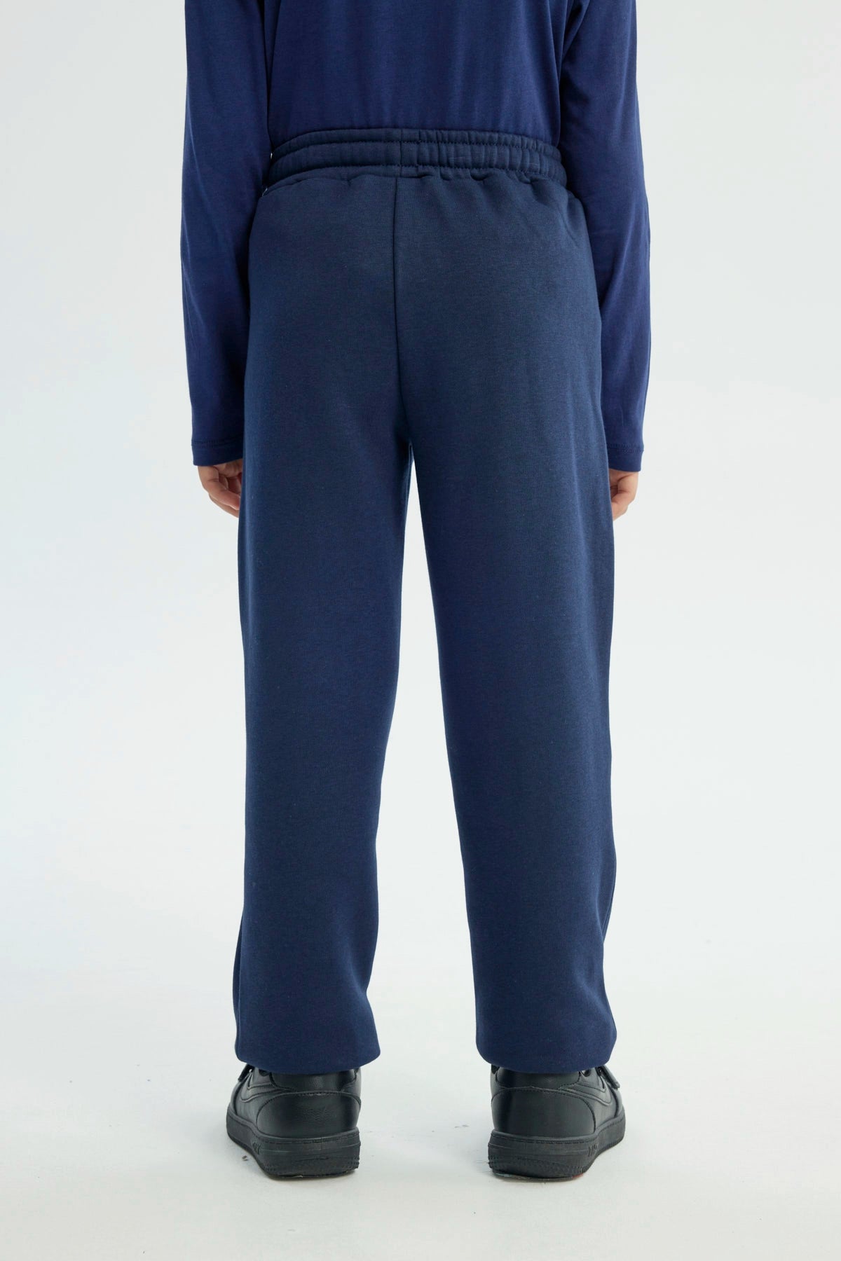 Pantalón Buzo Niño Pitillo Azul Oscuro