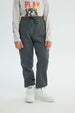 Pantalón Buzo Niño Pitillo Gris