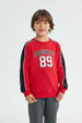 Polerón Niño Regular Rojo