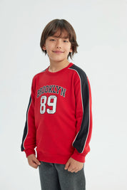 Polerón Niño Regular Rojo