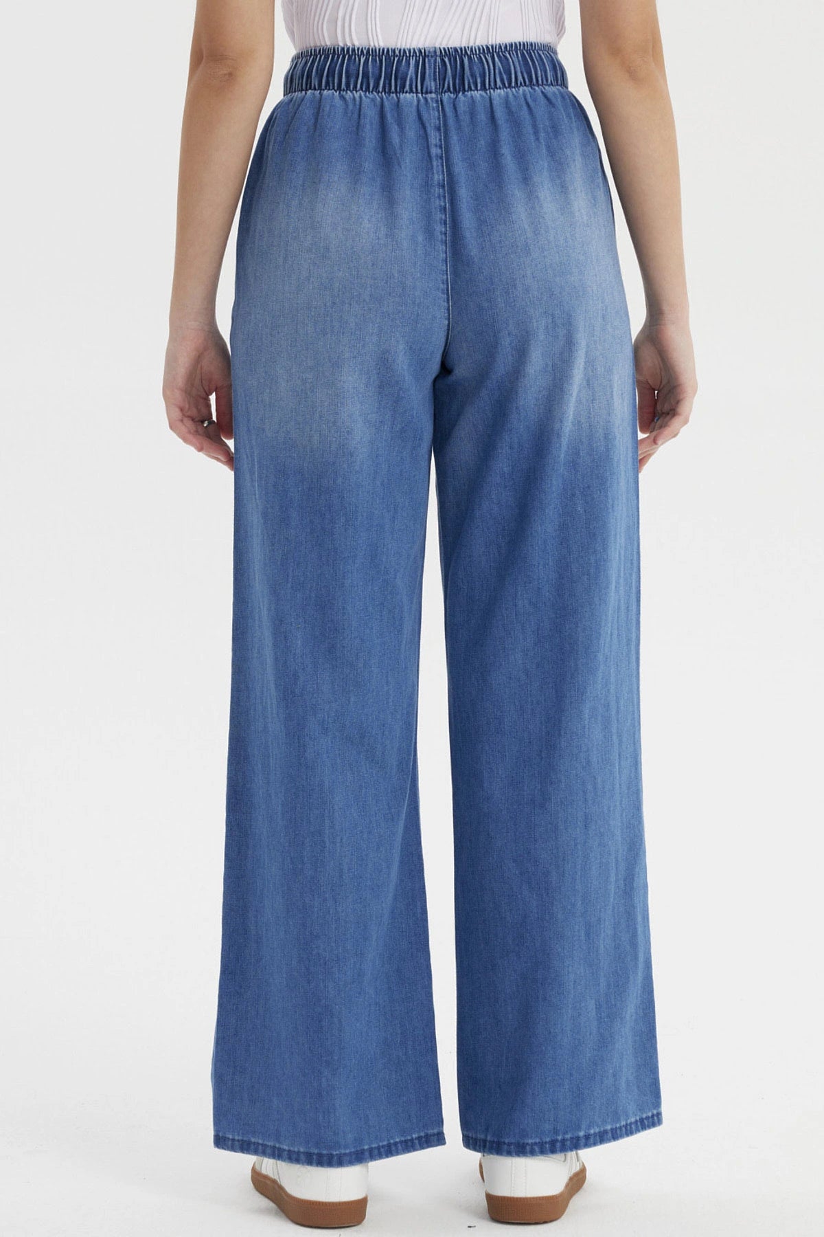 Jeans Mujer Calce Recto Confort Azul