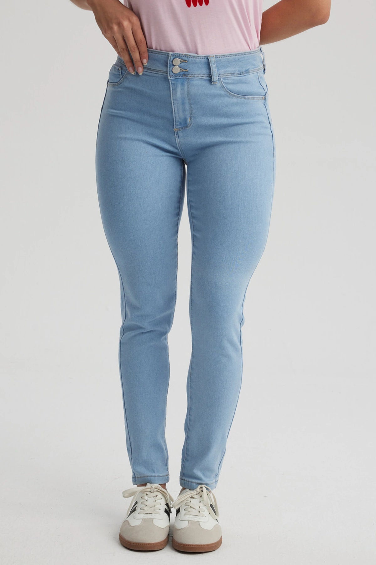 Jeans Mujer Push Up Jeny Celeste