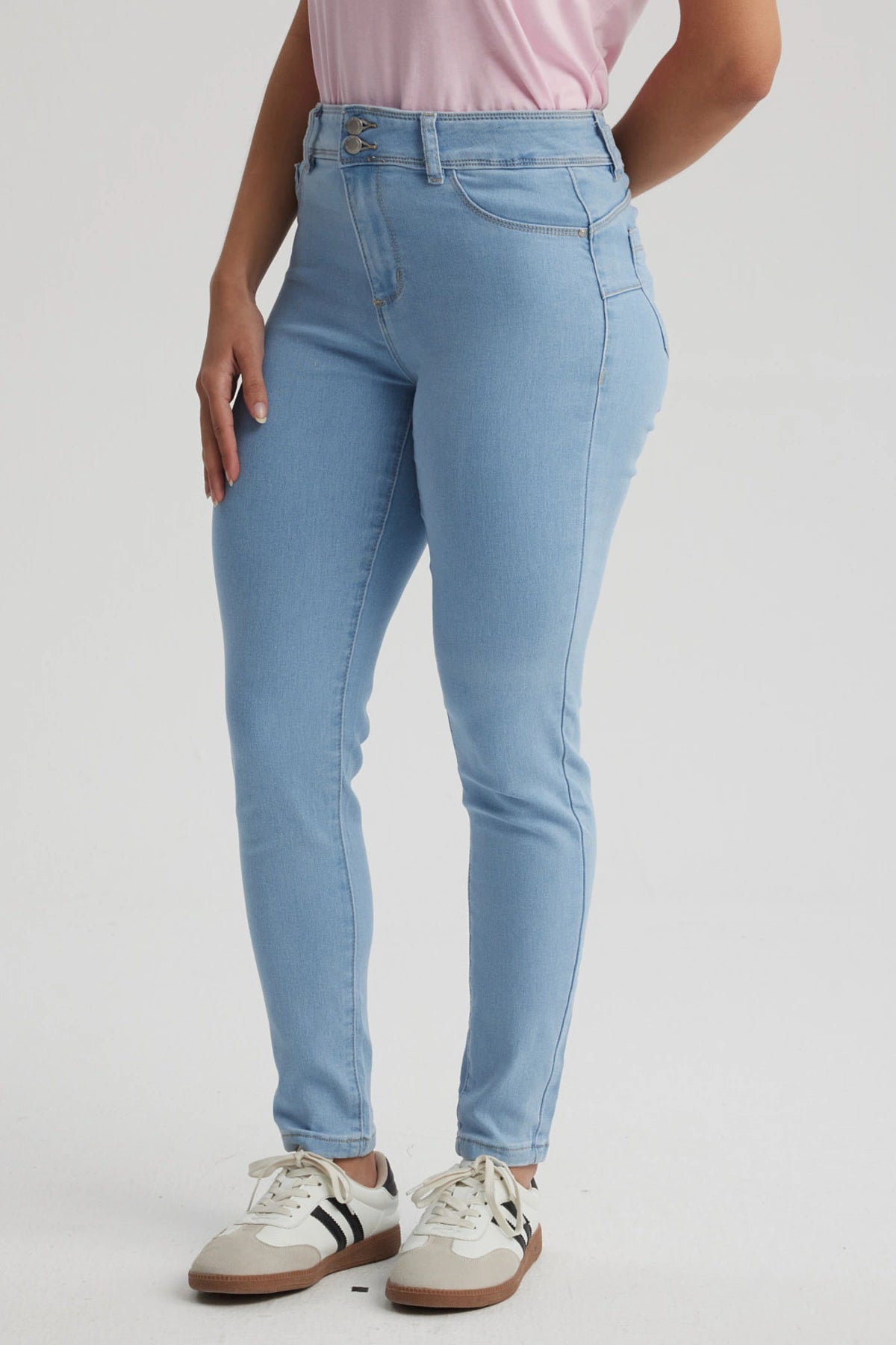 Jeans Mujer Push Up Jeny Celeste