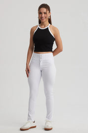 Jeans Mujer Push Up Jeny Blanco