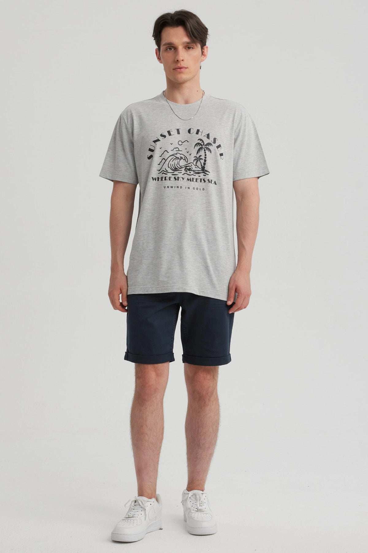 Bermuda Hombre Color Azul Oscuro