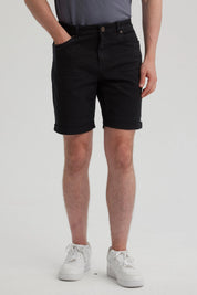 Bermuda Hombre Color Negro