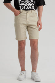 Bermuda Hombre Color Moda Beige Claro