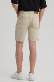 Bermuda Hombre Color Moda Beige Claro