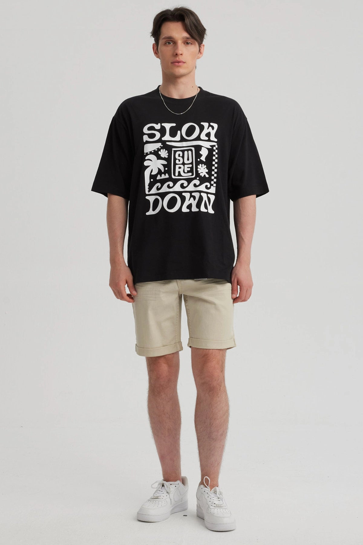 Bermuda Hombre Color Moda Beige Claro