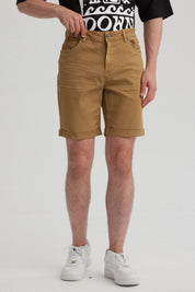 Bermuda Hombre Color Moda Café