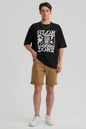 Bermuda Hombre Color Moda Café