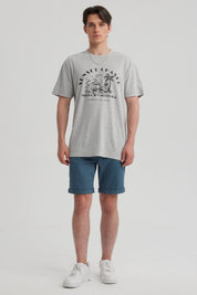 Bermuda Hombre Color Moda Petroleo