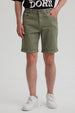 Bermuda Hombre Color Moda Verde Militar