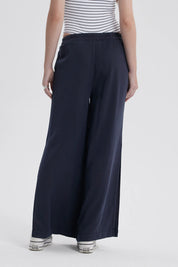 Jeans Mujer Palazzo Azul Oscuro