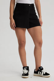 Falda Mujer Short Negro