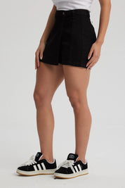 Falda Mujer Short Negro