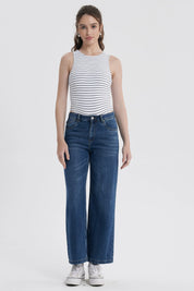 Jeans Mujer Baggy Lavado Azul