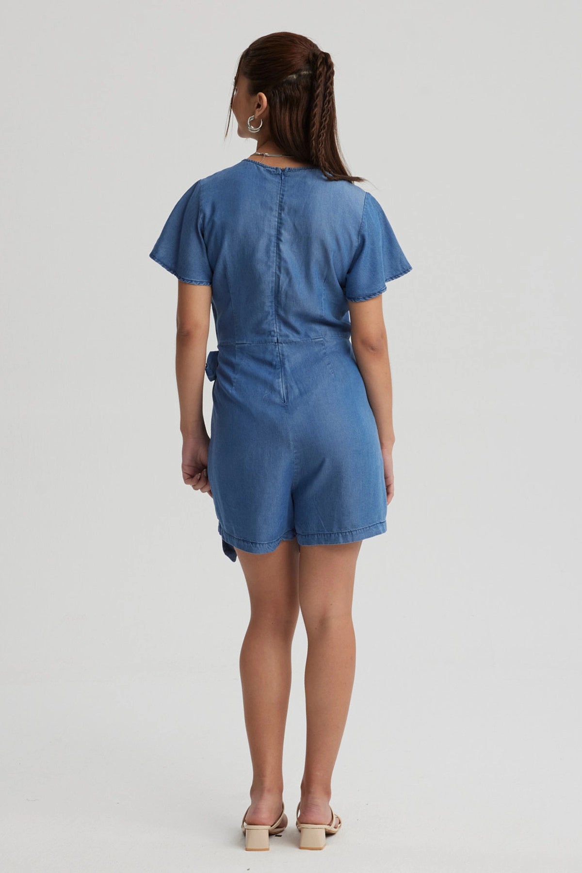 Vestido Mujer Enterito Ligero Azul Oscuro