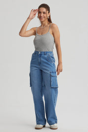 Jeans Mujer Parachute Azul