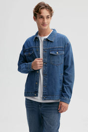 Chaqueta Hombre Clásica Azul Claro