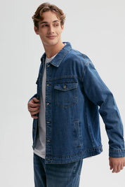 Chaqueta Hombre Clásica Azul Claro