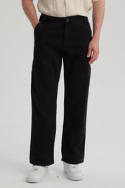 Jeans Hombre Recto Moda Negro