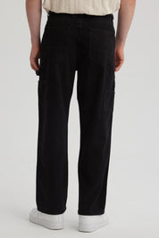 Jeans Hombre Recto Moda Negro