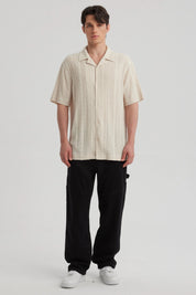 Jeans Hombre Recto Moda Negro