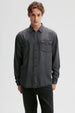 Camisa Hombre Lyocell Gris