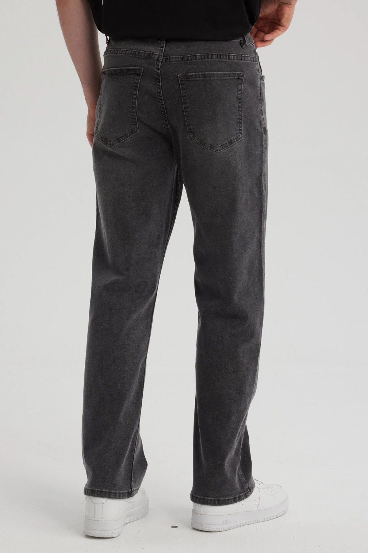 Jeans Hombre Slim Clásico Gris