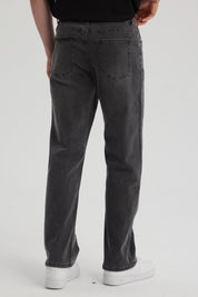 Jeans Hombre Slim Clásico Gris